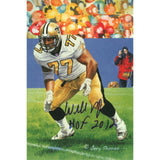 Butler Dawson Doleman Kennedy Martin Roaf NFL HOF 2012 Signed GLAC Set 57813