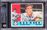 Orioles Brooks Robinson Authentic Signed 1960 Topps #28 Card BAS Slabbed