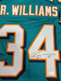 Dolphins All-Pro RICKY WILLIAMS Signed Custom Replica Miami Jersey AUTO - BAS