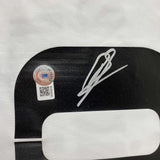 Framed Autographed/Signed Karim Benzema 33x42 2022-23 White Jersey BAS COA