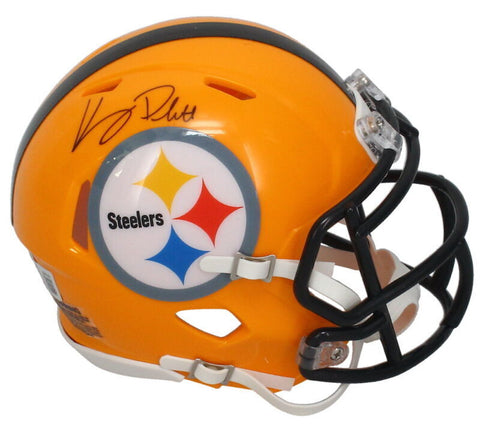 Kenny Pickett Autographed Steelers Speed Mini Throwback Helmet Beckett