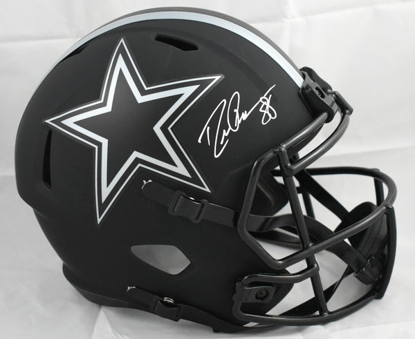 Drew Pearson Autographed Dallas Cowboys F/S Eclipse Speed Helmet- Beckett W Holo