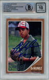 Brandon Adams Signed Card Sandlot Topps Archives Beckett 10 auto 40657