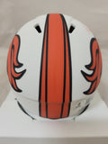 TROY FRANKLIN SIGNED DENVER BRONCOS LUNAR ECLIPSE SPEED MINI HELMET BECKETT