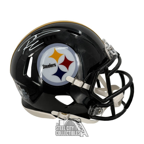 Russell Wilson Autographed Pittsburgh Steelers Speed Mini Helmet - Fanatics