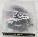 Bill Romanowski Signed Denver Broncos Mini-Helmet (JSA) 2xPro Bowl Linebacker