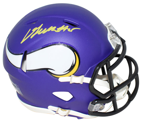 DALLAS TURNER AUTOGRAPHED MINNESOTA VIKINGS SPEED MINI HELMET BECKETT