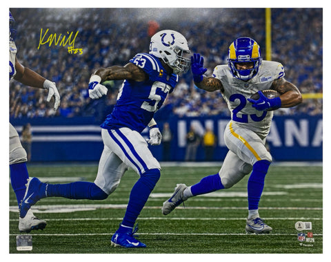 Kyren Williams Autographed Los Angeles Rams "Stiff Arm" 16" x 20" Photo Beckett