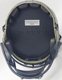 Steve Largent Autographed Seahawks Full Size Salute to Service Helmet Beckett