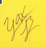 Yaxel Lendeborg Signed Michigan Wolverines Jordan Authentic Jersey /JSA/Warriors