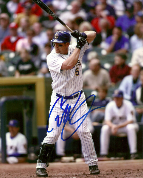 Milw Brewers Outfielder GEOFF JENKINS Signed 8x10 Photo #7 AUTO - All Star