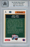 Joe Montana Autographed 1991 Upper Deck #1 Trading Card BAS 10 Slab 34643