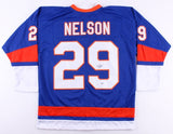 Brock Nelson Signed Islanders Jersey (Beckett COA) 30th overall pick 2010 Draft