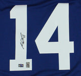 Sam Darnold Signed Seattle Custom Blue Jersey
