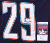 Brock Nelson Signed New York Islanders Jersey (JSA COA) 1st Round Pck 2010 Draft