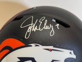 John Elway Autographed Denver Broncos 5280 Authentic Pro Speed Helmet BAS COA