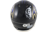 Derrick Henry Autographed/Signed Baltimore Ravens Mini Helmet Beckett 52733