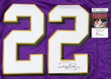 Derrick Henry Signed Baltimore Ravens Purple Jersey (JSA COA) Ex-Alabama RB