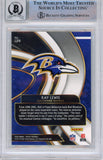 Ray Lewis Autographed 2020 Select Unbreakable #U14 Trading Card BAS Slab 39204