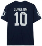 Nick Singleton Penn State Nittany Lions Signed Navy Nike Replica Jersey