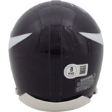 Rand Moss Signed Minnesota Vikings VSR4 Tb 83-01 Mini Helmet HOF Beckett 48904