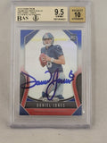 Daniel Jones Giants Signed 2019 Panini Prizm RWB #302 Rookie Card BGS 9.5 / 10