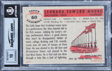 Colts Lenny Moore Signed 1956 Topps #60 Card Auto Graded Mint 10! BAS Slabbed