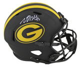 Packers Davante Adams Signed Eclipse Full Size Speed Rep Helmet JSA Witness