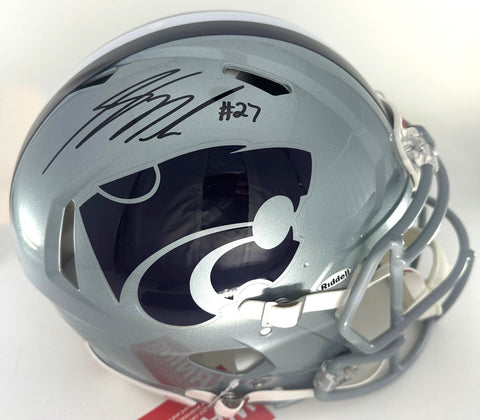 Wildcats JORDY NELSON Signed Full Size Kansas State AUTHENTIC Speed Helmet AUTO