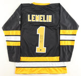 Rejean Lemelin Signed Boston Bruins Jersey Inscribed "90 Jennings" (All World)