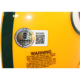 AJ Dillon Autographed/Signed Green Bay Packers VSR4 Mini Helmet Beckett 54803