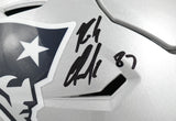 Rob Gronkowski Autographed Patriots F/S Speedflex Helmet - Beckett W Holo *Side