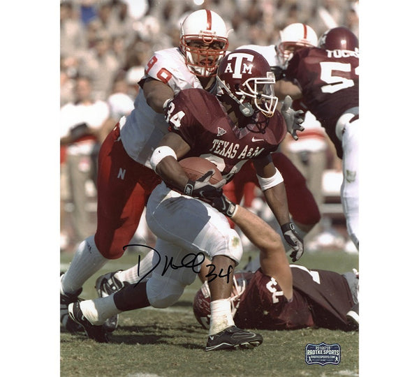 Dante Hall Signed Texas A&M Aggies Unframed 8x10 Vs Nebraska NCAA Photo