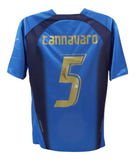 Fabio Cannavaro Signed Italy FC Home Soccer Jersey #5 with Beckett COA