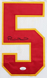 Patrick Mahomes Authentic Signed White Pro Style Framed Jersey Autographed JSA