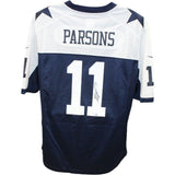 Micah Parsons Signed Dallas Cowboys Nike Blue Jersey FAN 44953