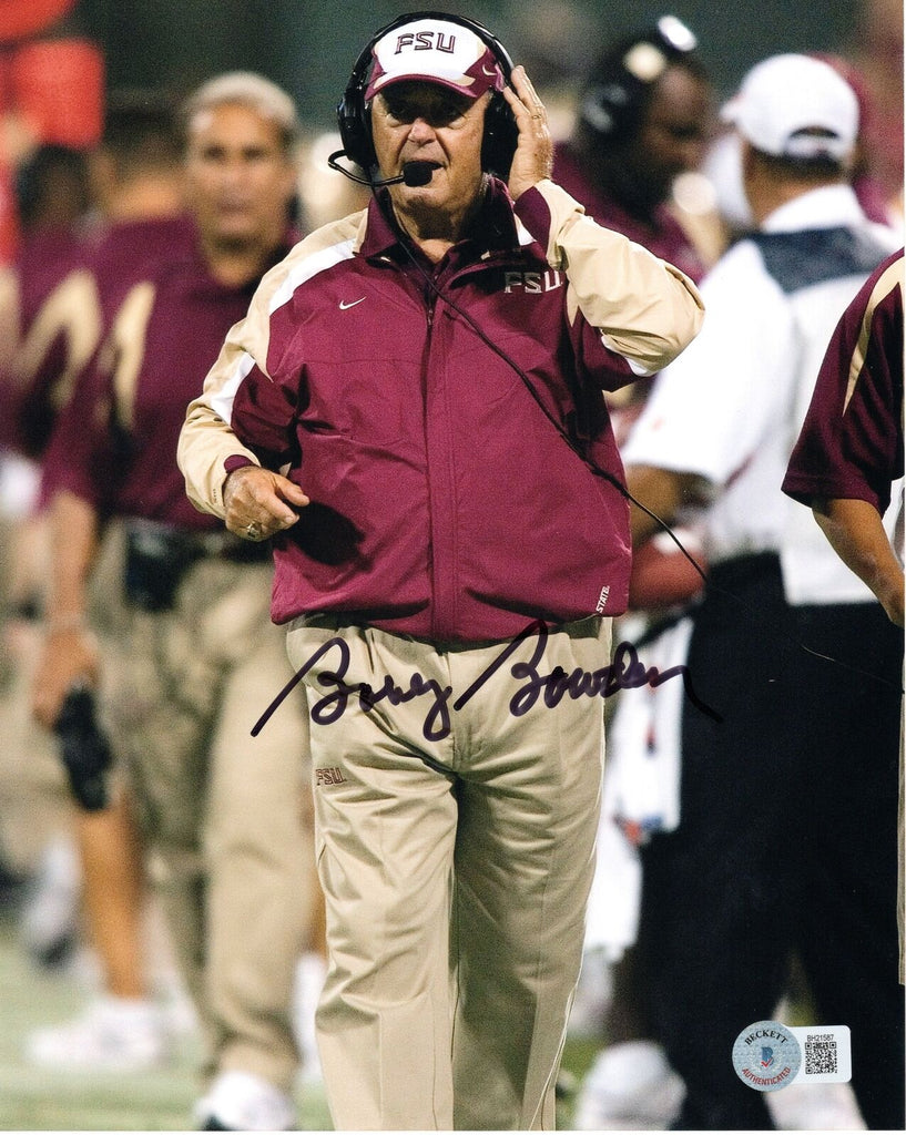 Bobby Bowden Autographed Florida State Seminoles 8x10 Photo Beckett #1 ...