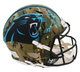 Steve Smith Sr Signed Carolina Panthers Speed Authentic Camo NFL Helmet W- Insc.