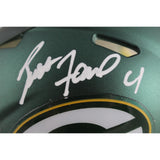 Brett Favre Autographed Green Bay Packers Blaze Mini Helmet Beckett 49215