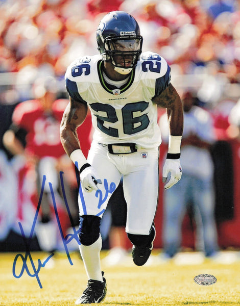 Ken Hamlin Autographed Signed 8x10 Photo Seattle Seahawks MCS Holo #63105