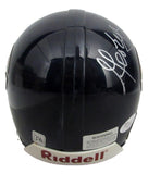 George Musso HOF Signed/Inscribed Bears Mini Football Helmet JSA 213357