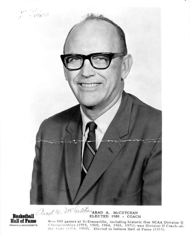 Arad McCutchan Autographed Signed 8x10 Photo Hall Of Fame PSA/DNA COA AA92861