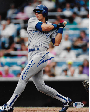 Jose Canseco Autographed Texas Rangers 8x10 Photo Beckett Authenticated #2