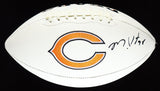 Montez Sweat Signed Chicago Bears Logo Football (JSA COA) 2023 Pro Bowl Def Line