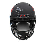 Julio Jones Signed Atlanta Falcons Speed Authentic Eclipse NFL Helmet