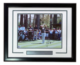 Jack Nicklaus Signed Framed 11x14 PGA Golf Photo BAS BH78980