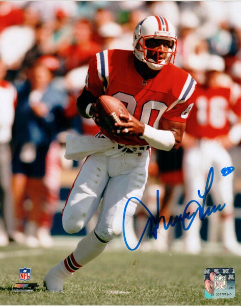 Irving Fryar New England Patriots Signed 8x10 Photo Running Patriots Alumni COA