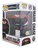 Bengals Ja'Marr Chase Authentic Signed #177 Funko Pop Vinyl Figure BAS Witnessed