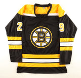 Jay Miller Signed Boston Bruins Jersey (JSA) Bostons 1980's Enforcer / Left Wing