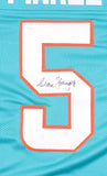 Sean Young Signed Ray Finkle Jersey (JSA) Ace Ventura Pet Detective / Dolphins